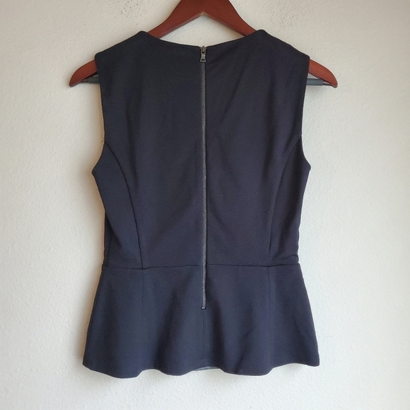 BCBGMaxAzria Brita Faux-Leather Top size XS NWT - Picture 5 of 6